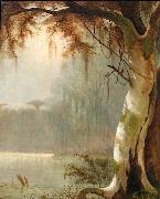 Joseph Rusling Meeker Lake Maurepas Bayou china oil painting artist